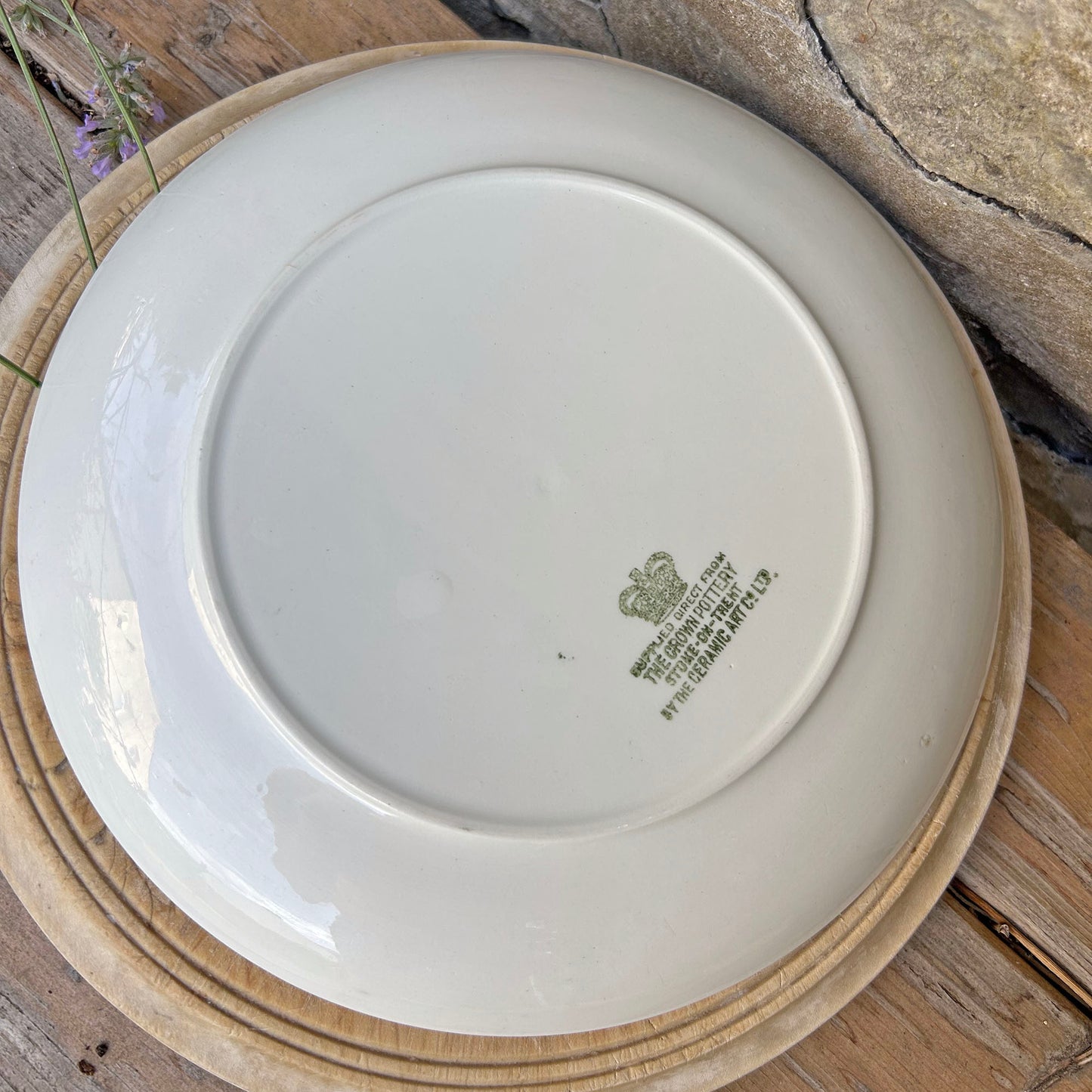 Dinner Plate - Blaenavon Sunday School - Antique Victorian (Preloved)