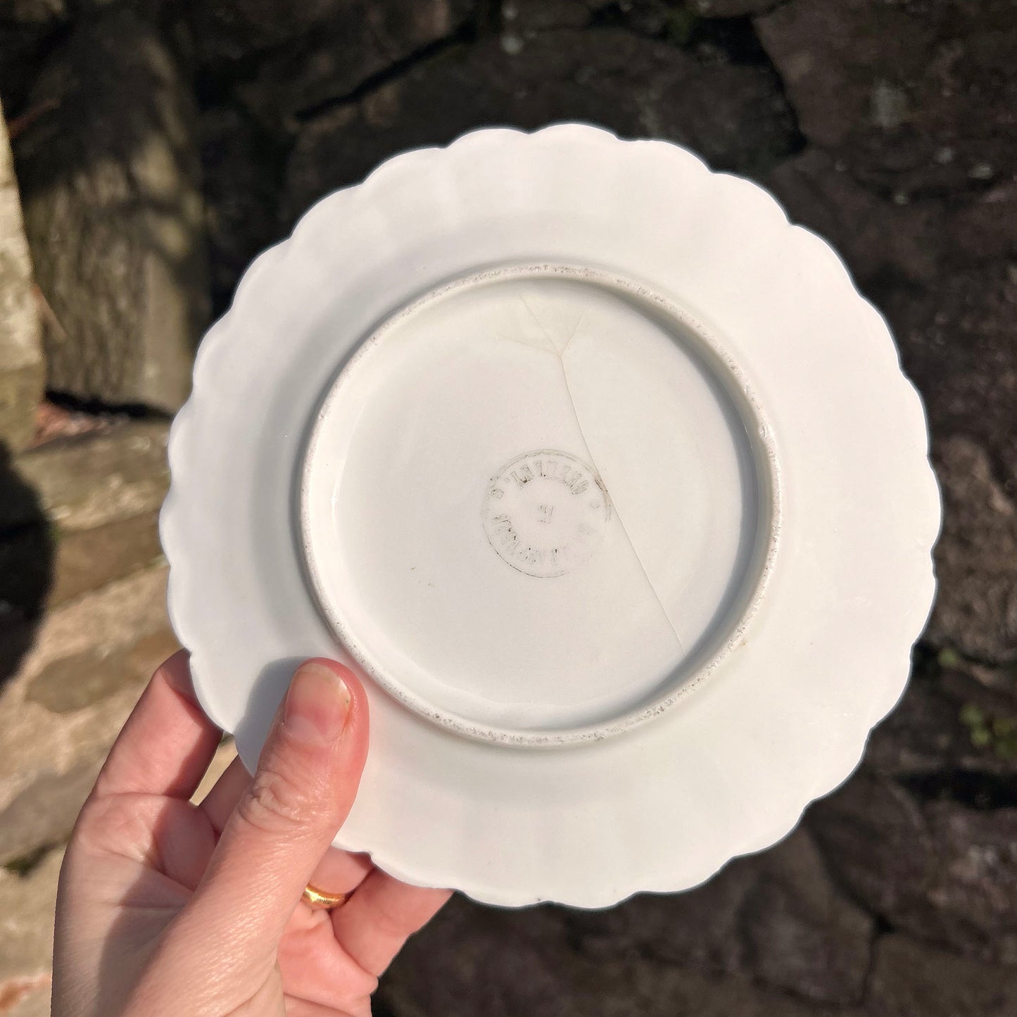 Dish / Small Plate - Welsh Costumes - Antique Souvenir (Preloved)