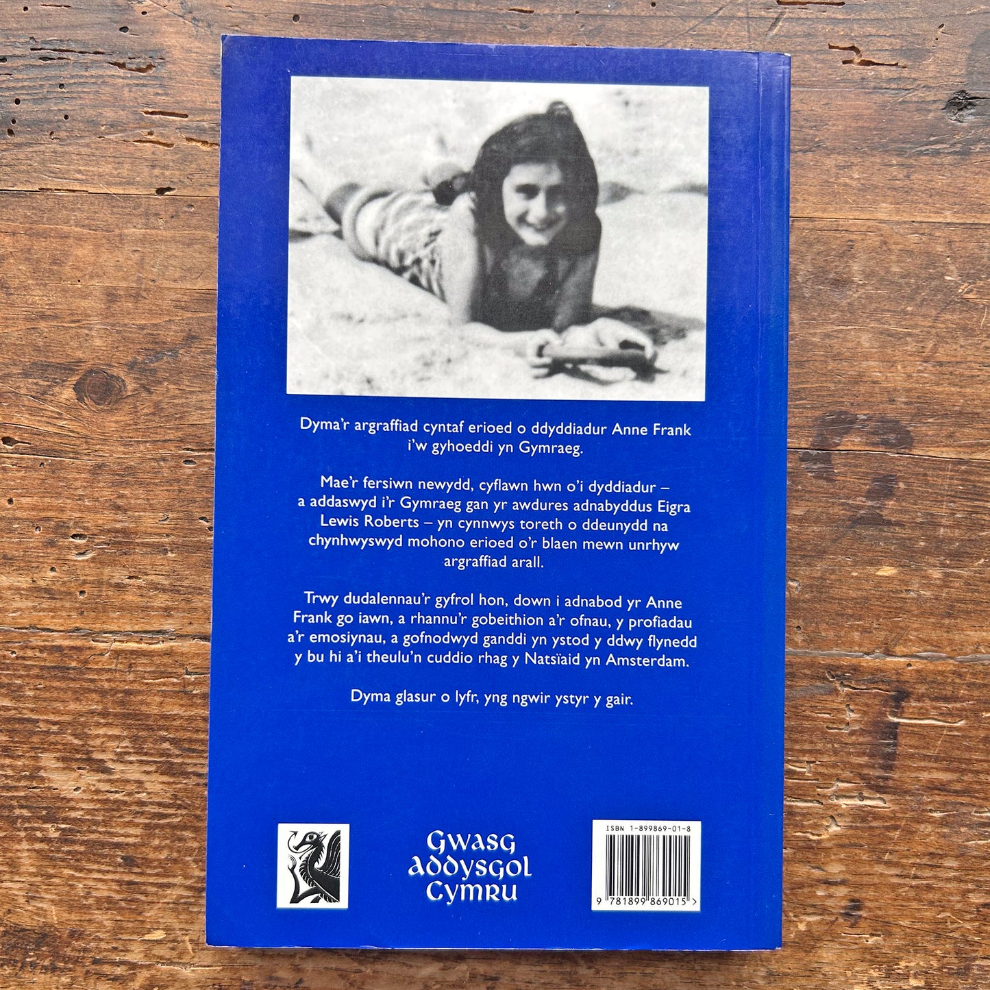 Dyddiadur Anne Frank - Diary of Anne Frank Welsh (Preloved)