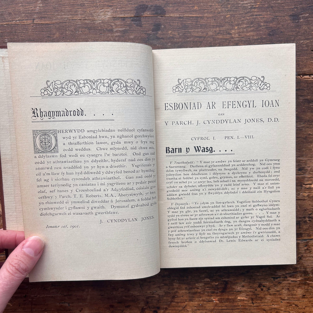 Efengyl Ioan - Pen. IX-XXI - J. Cynddylan Jones - 1901 (Preloved)