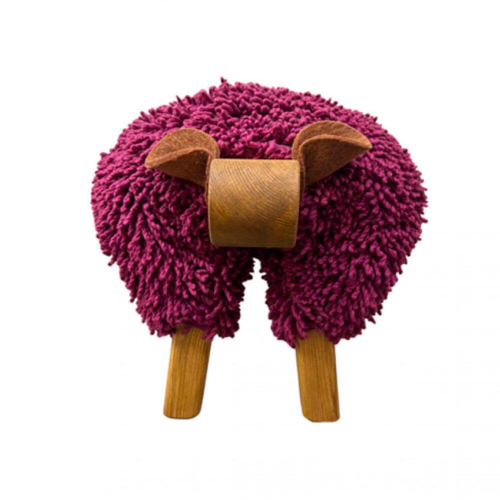 Foot Rest - Welsh Sheep - Original Ewemoo - Plum