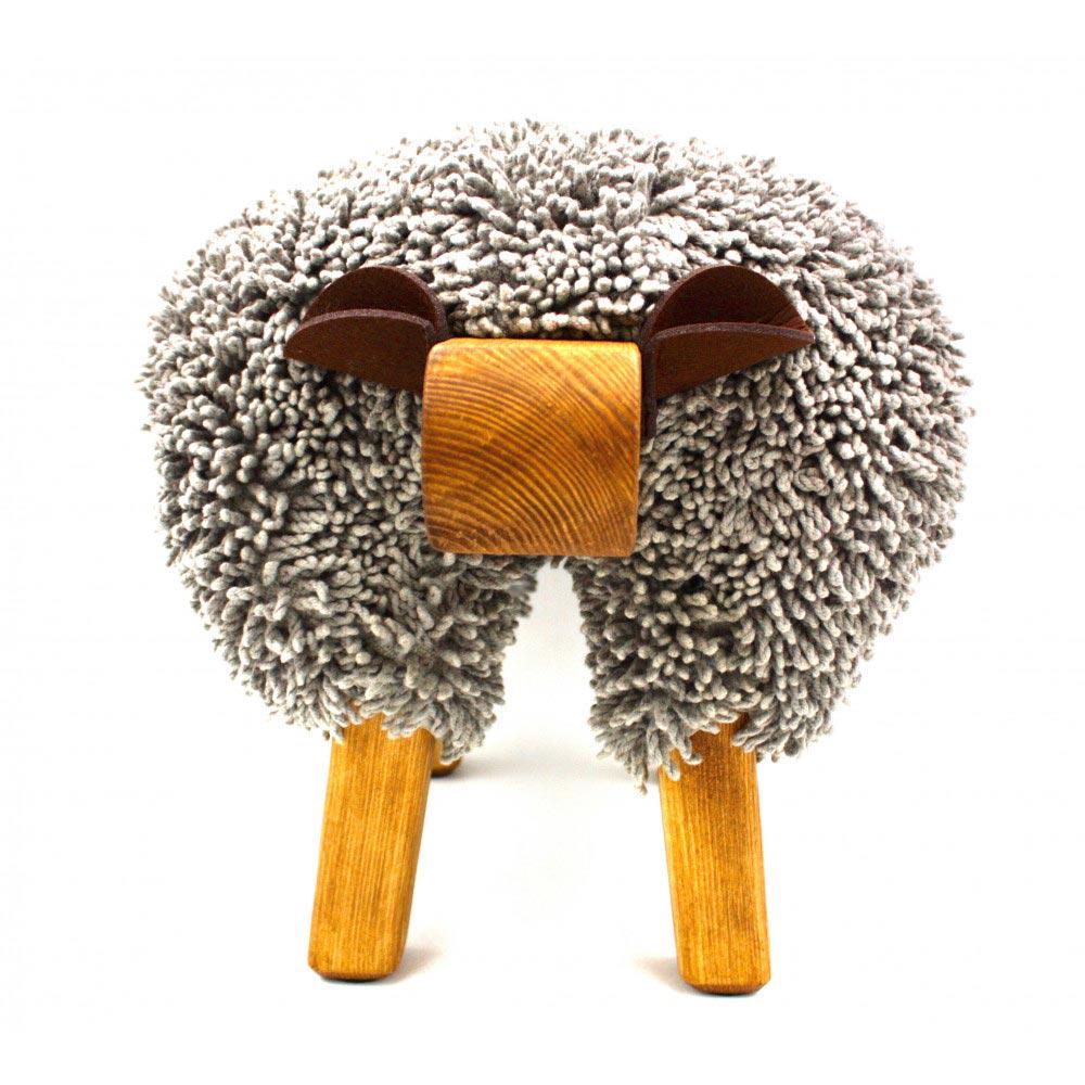 Foot Rest - Welsh Sheep - Original Ewemoo - Natural Colours - Handmade