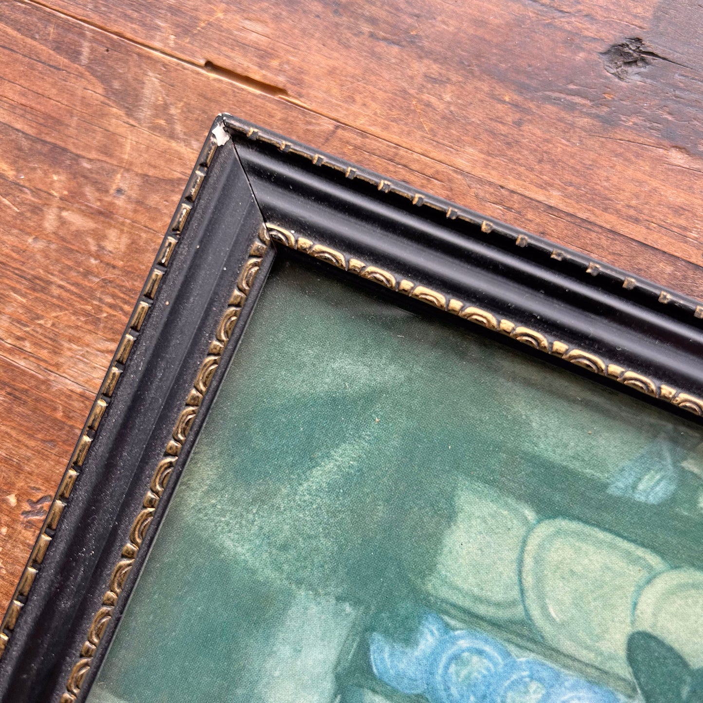 Framed Print - Market Day in Old Wales - Sydney Curnow Vosper (Preloved)