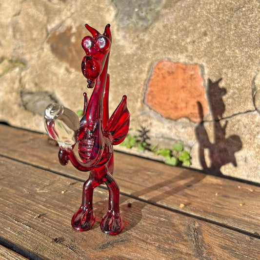 Y Ddraig Wydr - Rygbi - Delyn Glass (Preloved)
