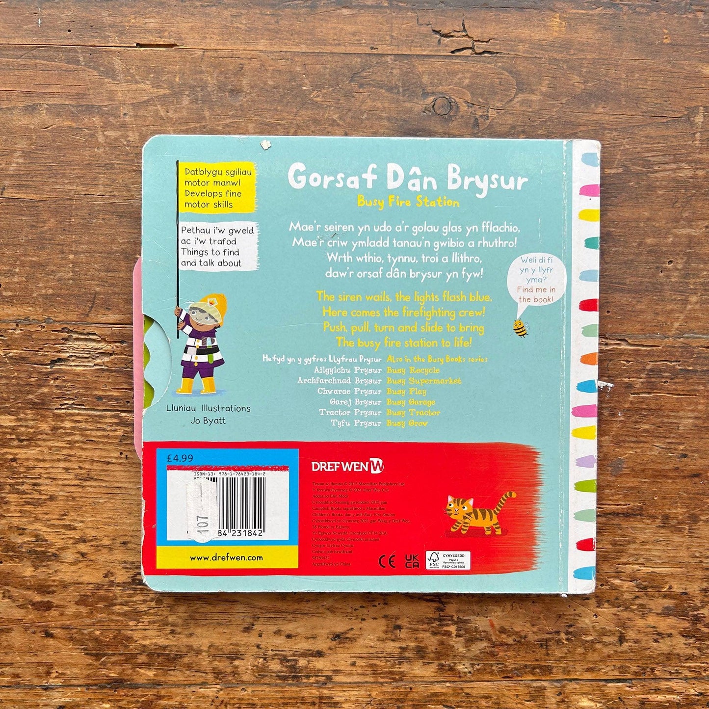 Gorsaf Dân Brysur: Busy Fire Station - Push, Pull and Turn (Preloved)