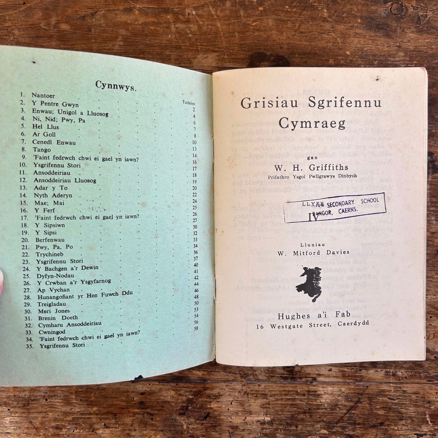 Cymeriadau'r Beibl - Cymeriadau Beiblaidd 1957 (Preloved)