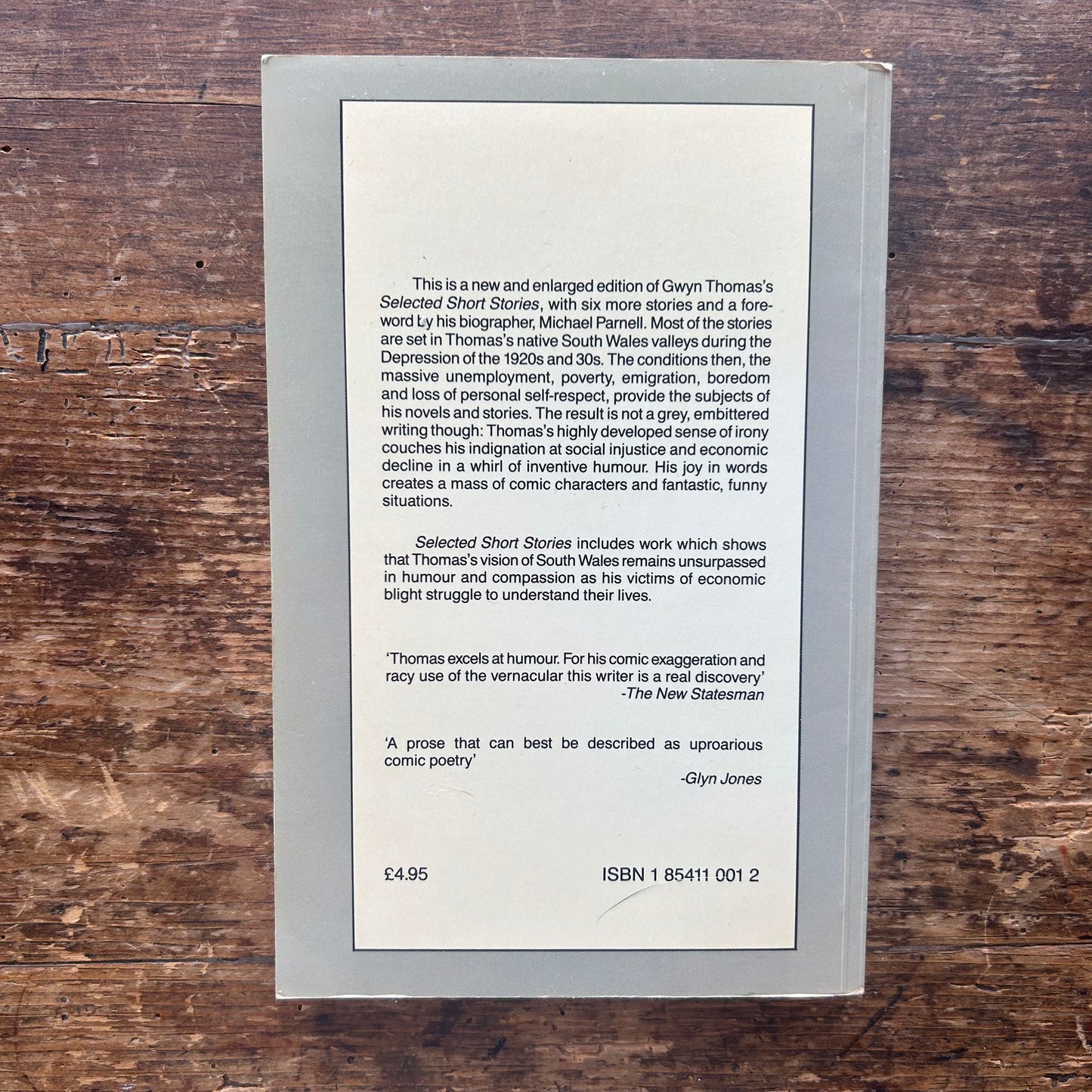 Gwyn Thomas Selected Short Stories - 1988 (Preloved)