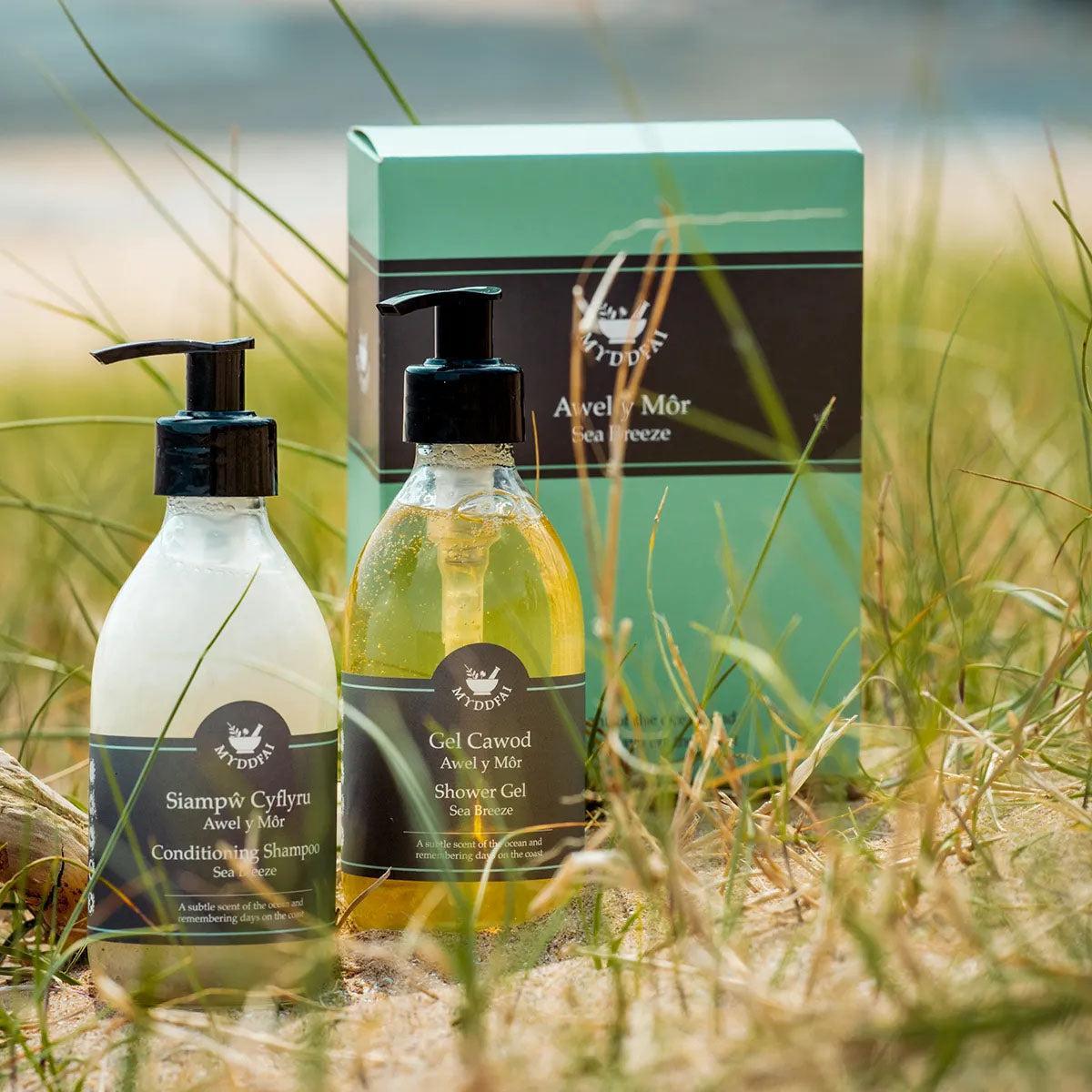 Hair & Body Gift Set - Myddfai - Awel y Môr / Sea Breeze