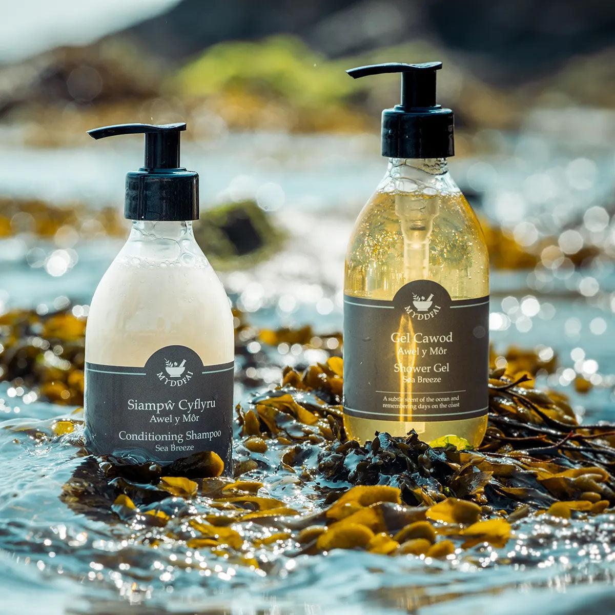 Hair & Body Gift Set - Myddfai - Awel y Môr / Sea Breeze