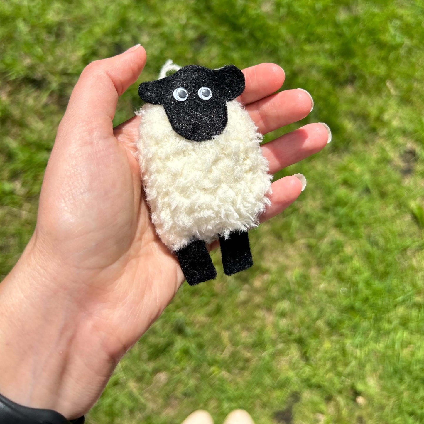 Decoration - Welsh Fluffy Sheep - Handmade