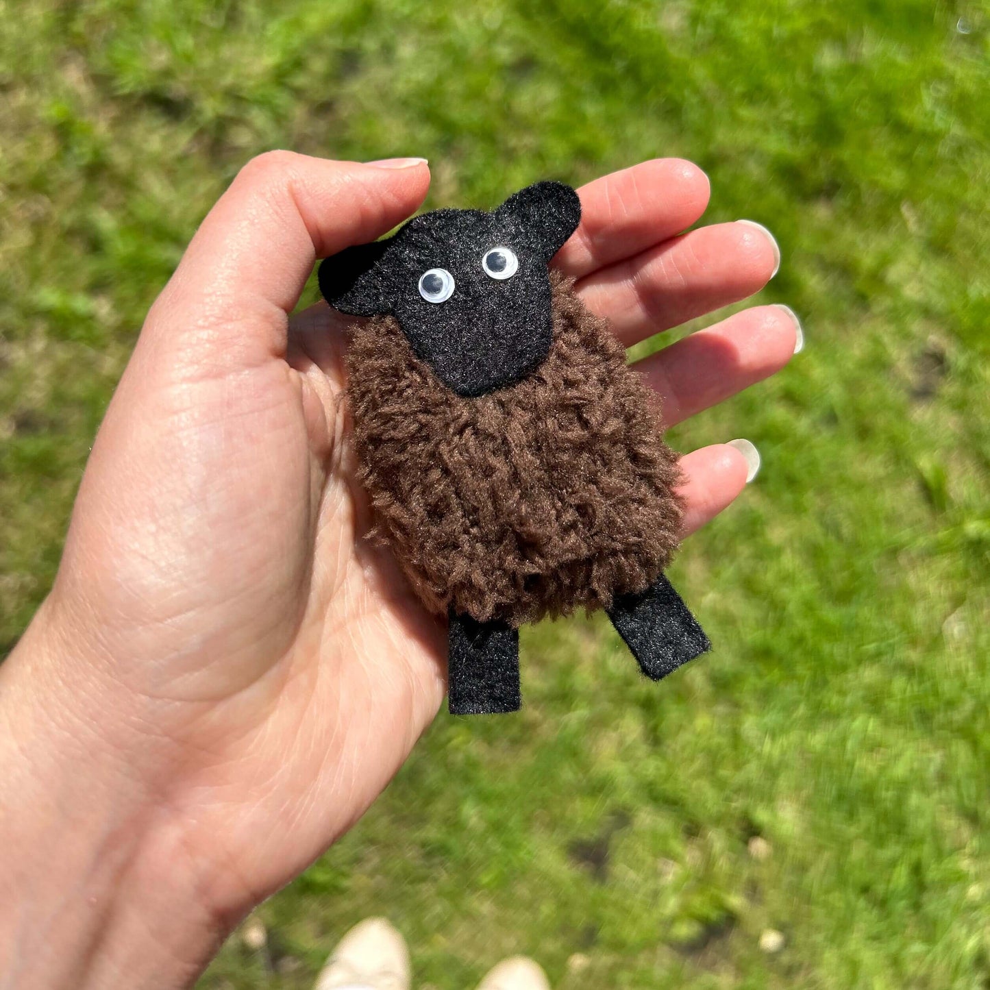 Decoration - Welsh Fluffy Sheep - Handmade