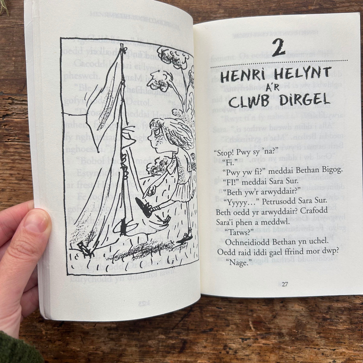 Henri Helynt a'r Clwb Dirgel - Horrid Henry (Preloved)