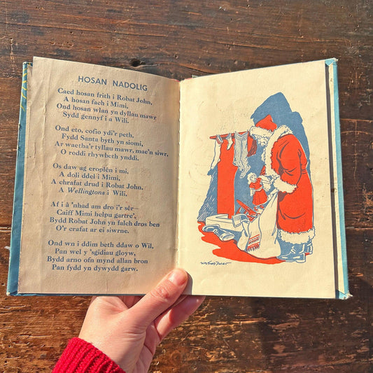 Hosan Nadolig - Nellie Harries-Jones - Llyfr Cymraeg Hen (Wedi'i Ail-law)