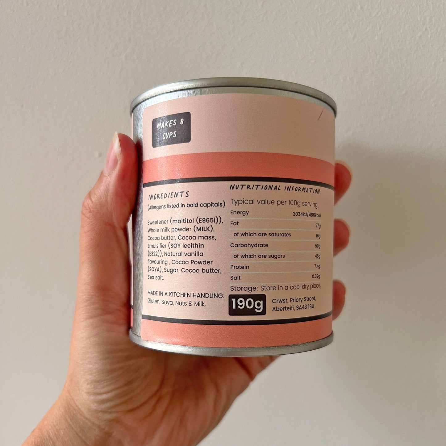 Hot Chocolate / Siocled Poeth - Crwst - Made in Wales - 200g