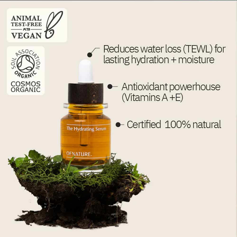 The Hydrating Serum - Of Nature - Made in Wales - 30ml (express UK postage included)