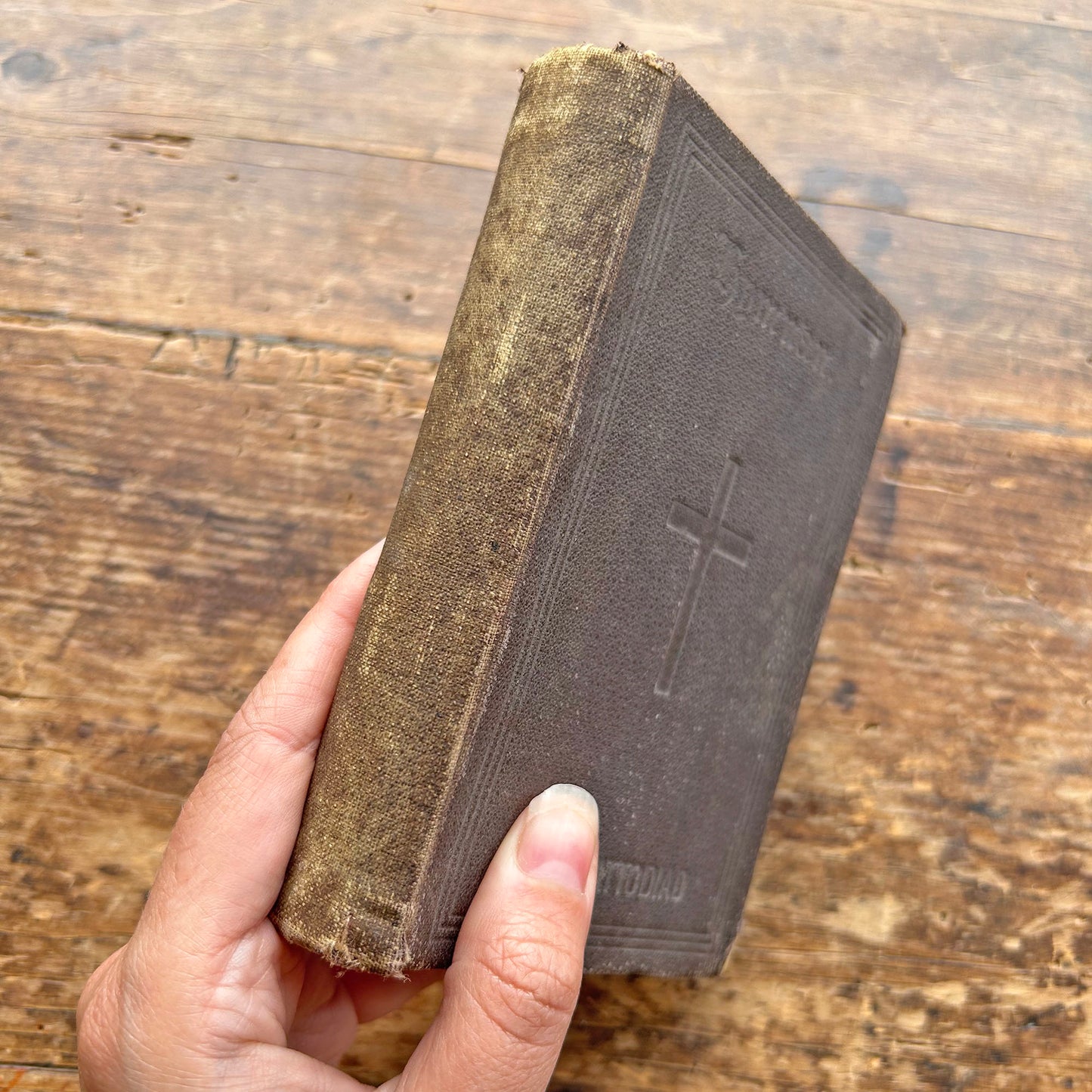 Hymnau - Gwasanaeth yr Eglwys yn Nghymru - Antique Welsh Hymn Book 1899 (Preloved)