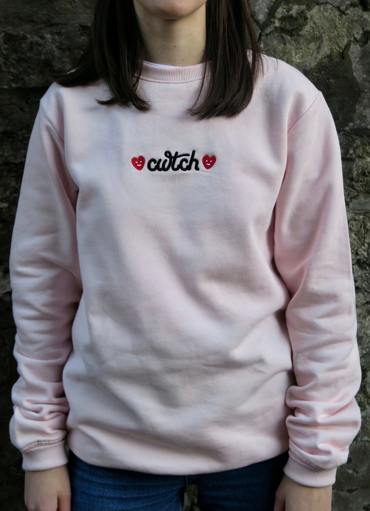 Sweatshirt - Cwtch - Light Pink