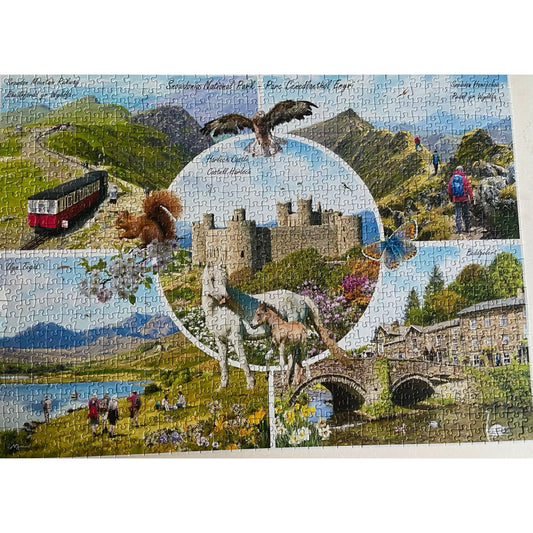 Jigsaw Puzzle - Gibsons - Snowdonia 1000 Pieces (Preloved)