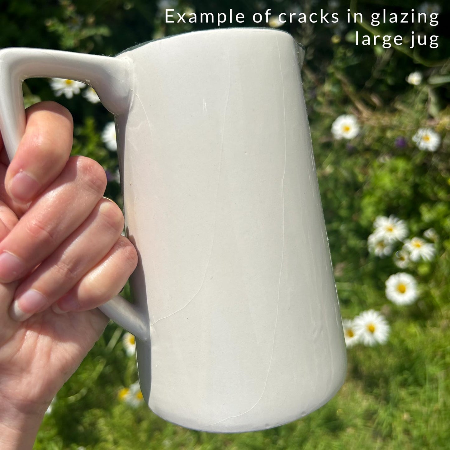 Jug / Vase - Flowers - Blodau - Distressed - Small