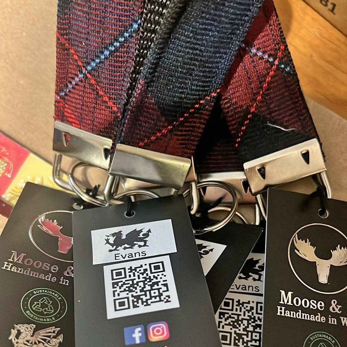 Keyring / Keychain - Welsh Tartan - Evans