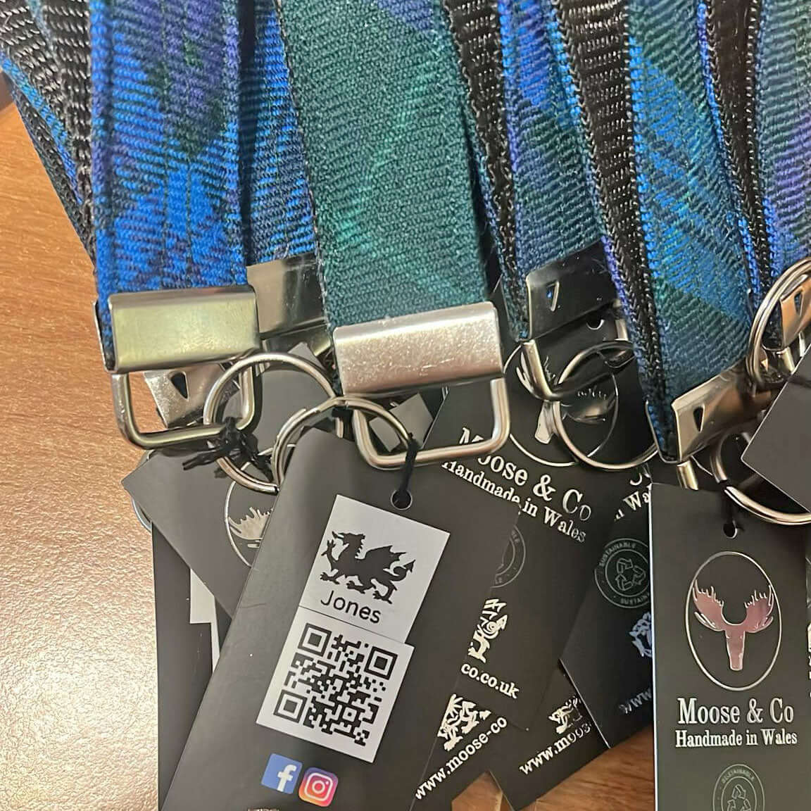 Keyring / Keychain - Welsh Tartan - Jones