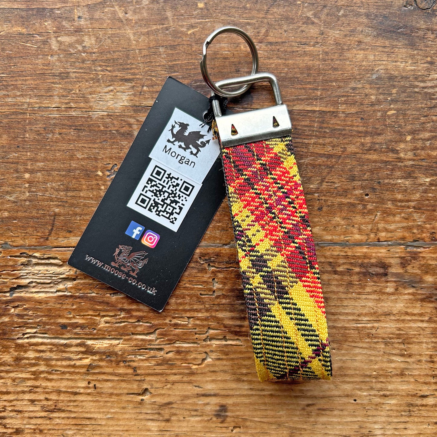 Keyring / Keychain - Welsh Tartan - Morgan