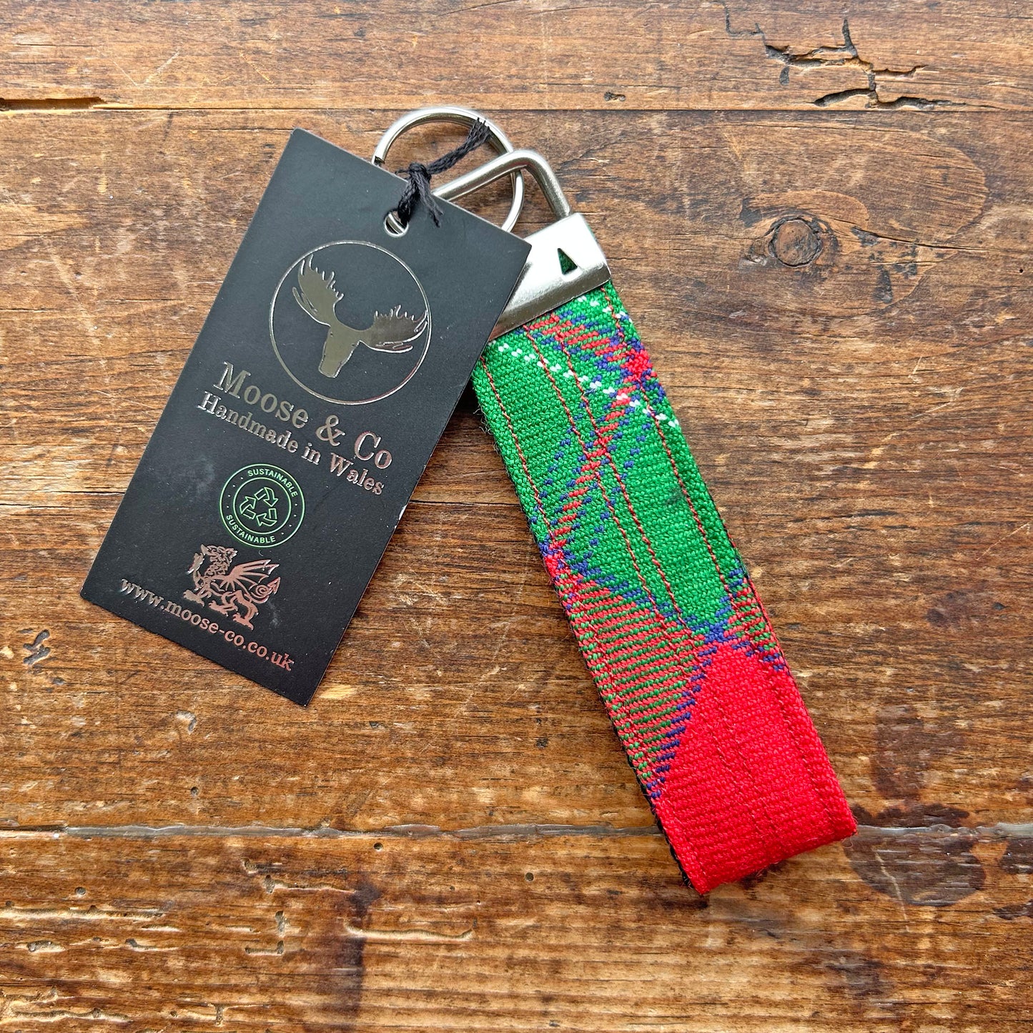 Keyring / Keychain - Welsh Tartan - Thomas