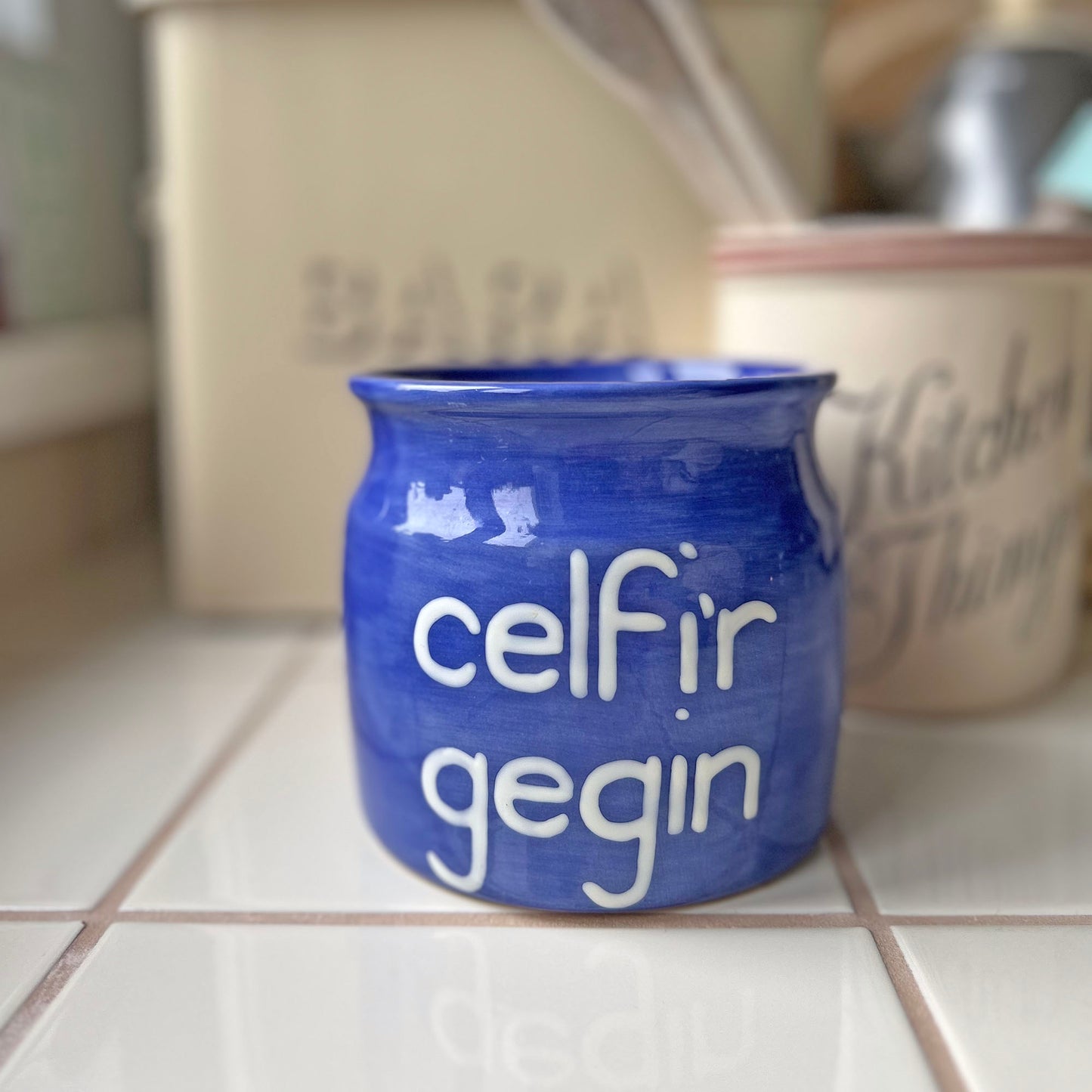 Kitchen Container Pot - Celfi’r Gegin / Kitchen Things (Preloved)