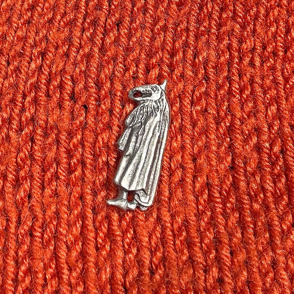Lapel / Tie Pin - Welsh Folk - Pewter - Mari Lwyd