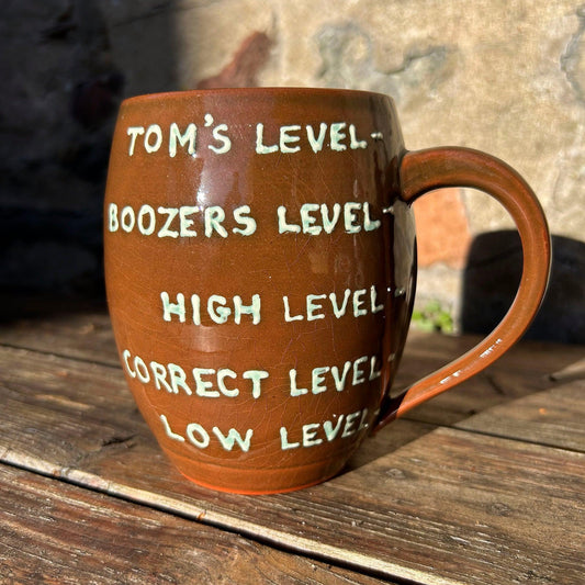 Mwg / Fflagen Fawr - Crochenwaith Stiwdio Cymru - Lefel Tom (Wedi'i Ail-law)