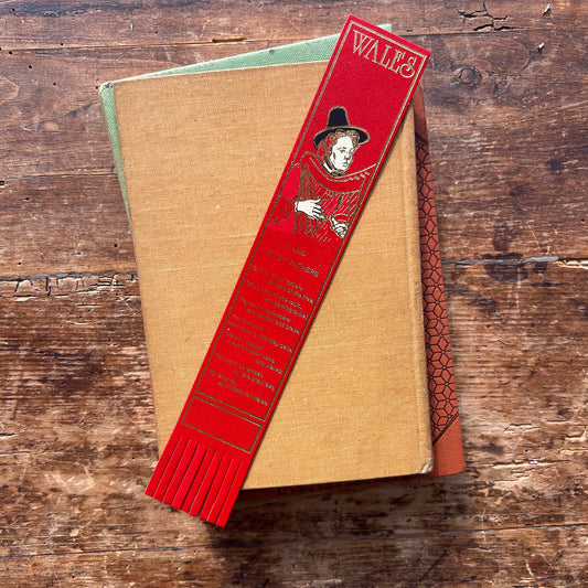 Leather Style Bookmark - Welsh Souvenir (Preloved / Like New)