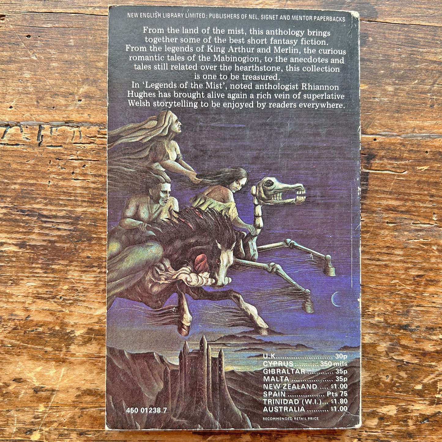 Legends of the Mist - Welsh Folk Tales and Legends - Rhiannon Hughes (Preloved)