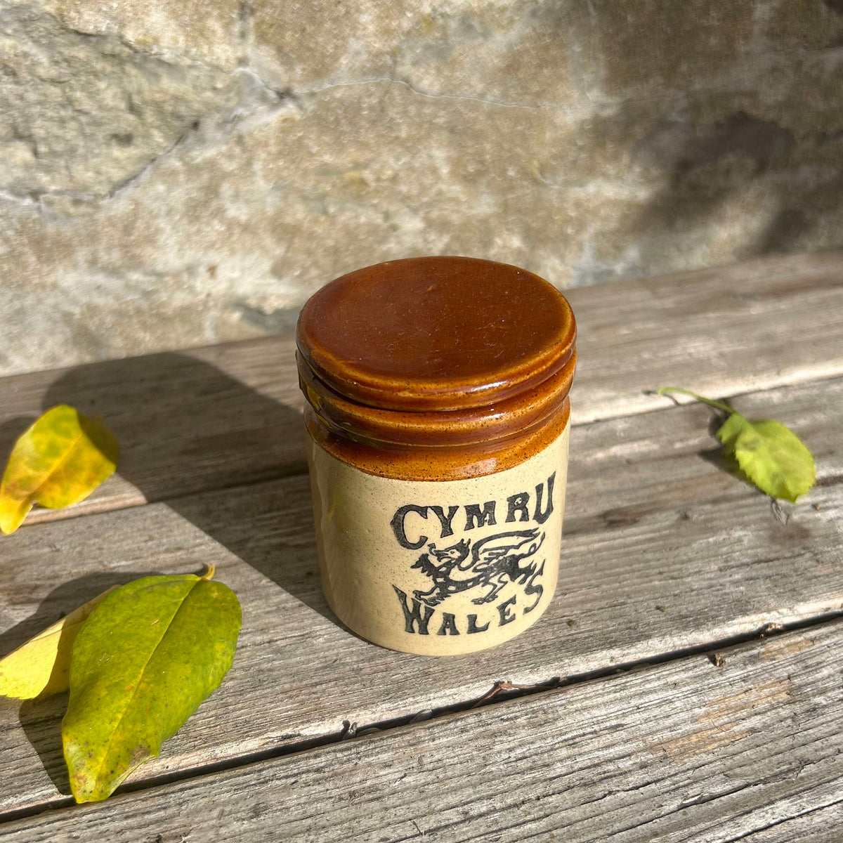 Little Pot - Stoneware - Dragon Cymru / Wales (Preloved)
