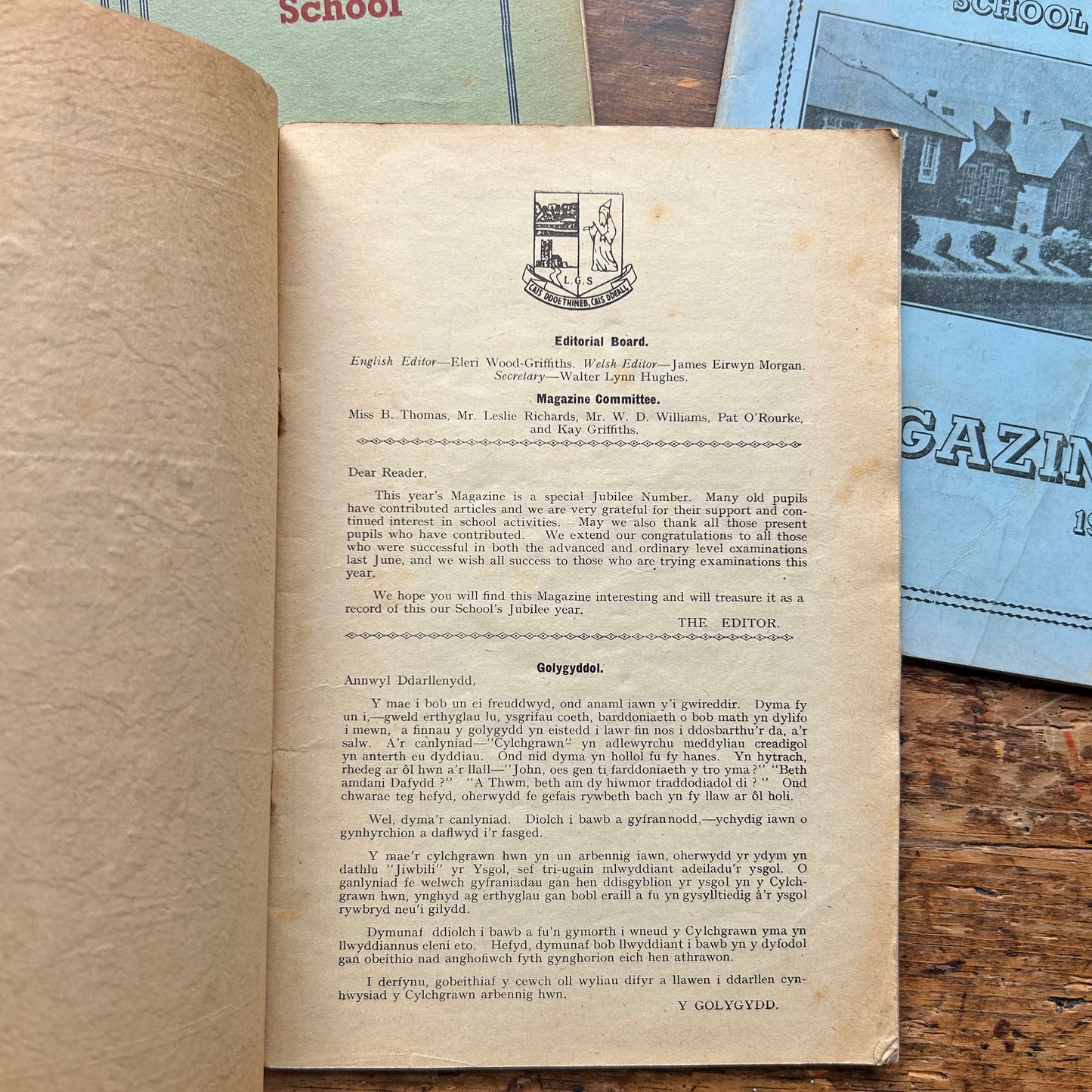 Llandeilo / Llandilo Grammar School Magazines - 1954-6 (Preloved)