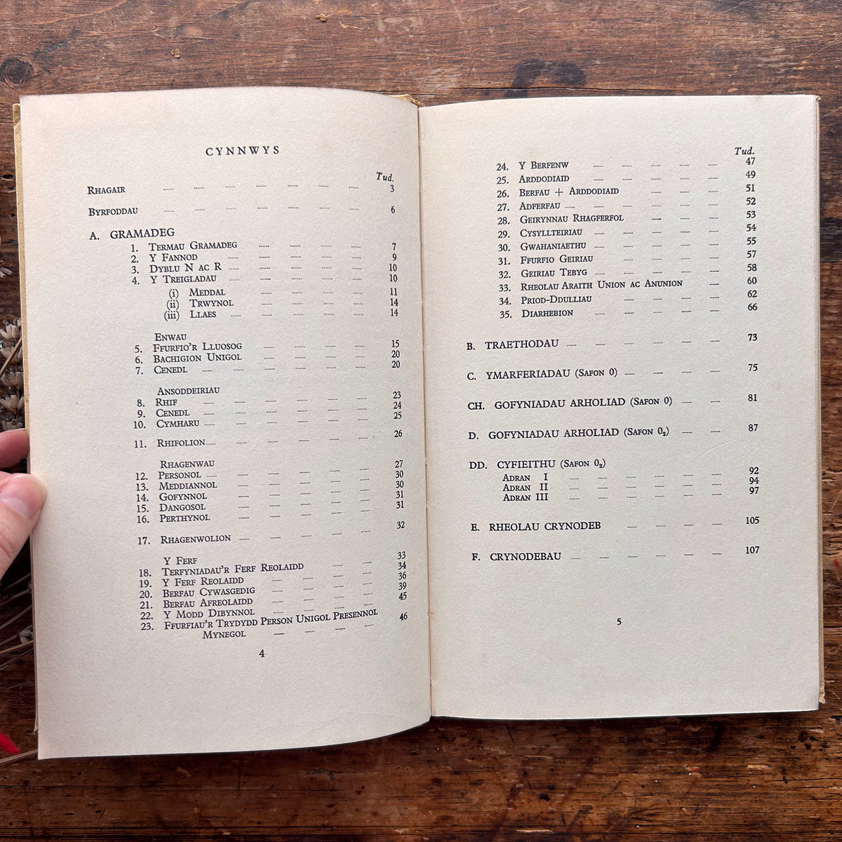 Llwybrau'r Iaith - H. Meurig Evans - 1961 1st ed. (Preloved)
