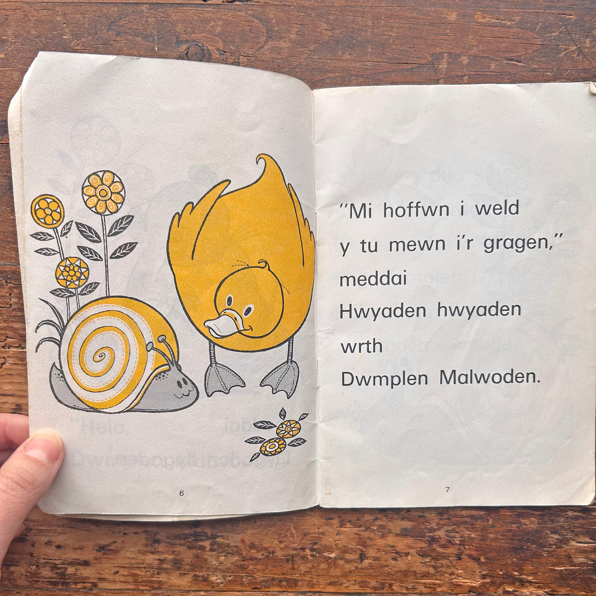 Llyfrau Dau Dau: Llyfr Bach Dwmplen Malwoden 1986 (Preloved)