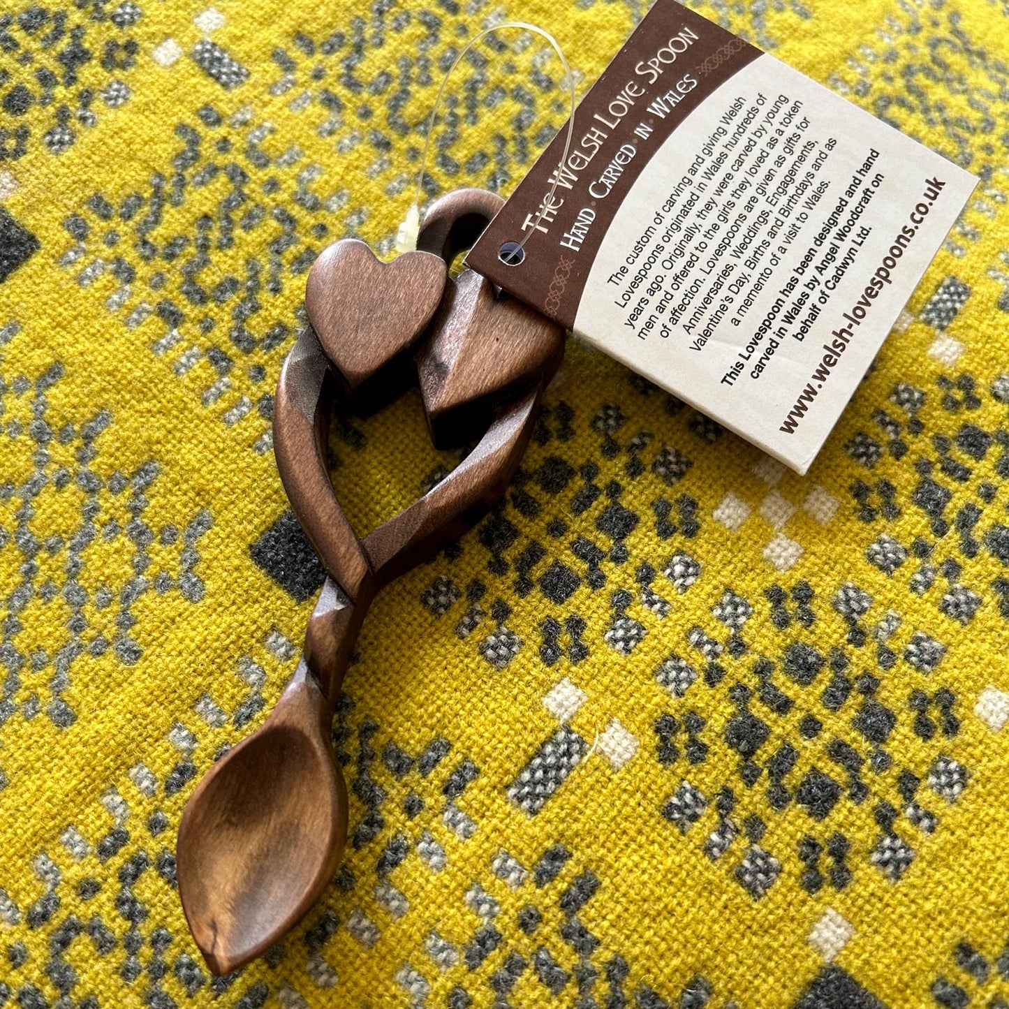 Love Spoon - Handmade - Welsh - Two Hearts As One