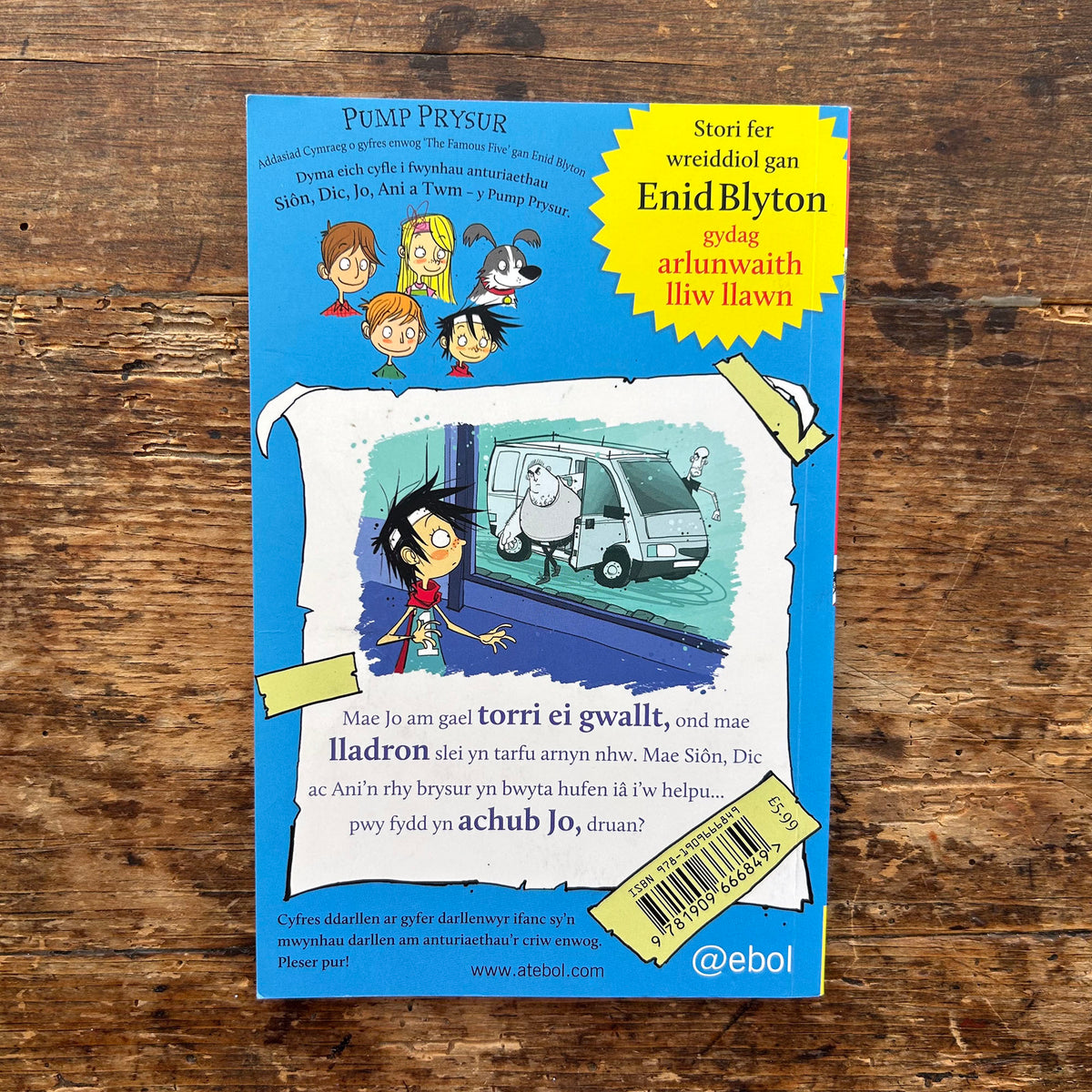 Mae Gwallt Jo yn Rhy Hir - Pump Prysur - Enid Blyton (Preloved)