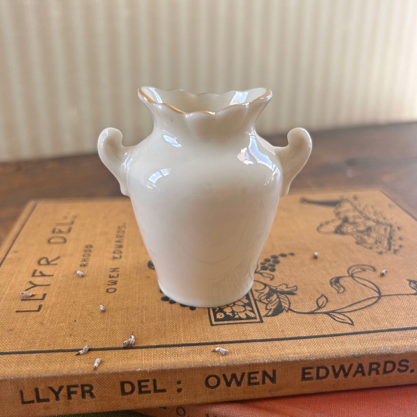 Miniature Vase - Crested China - Grafton - Newport - Antique (Preloved)