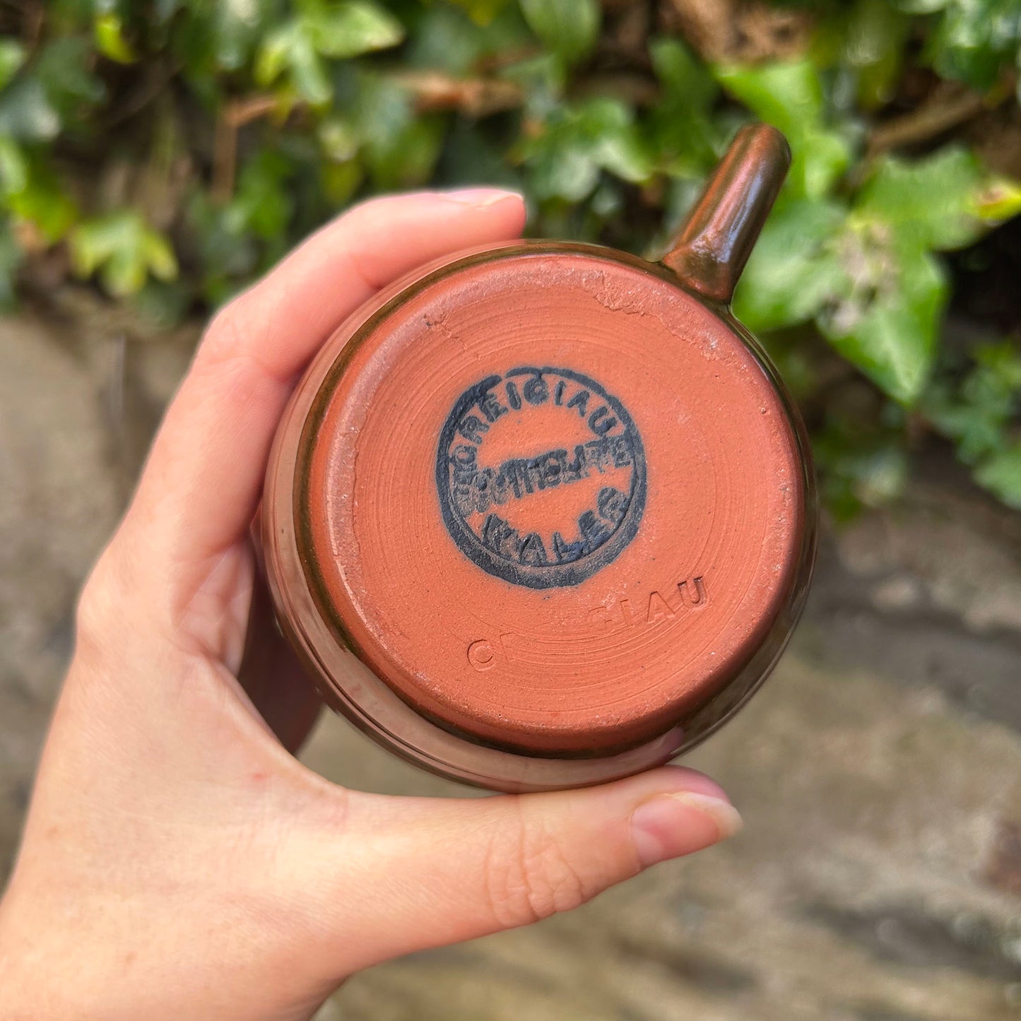 Mug - Welsh Studio Pottery - Iechyd Da (Preloved)