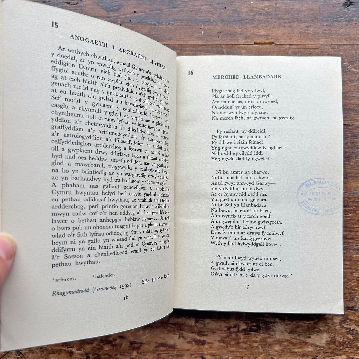 Newydd a Hen - Welsh literature, Prose & Poetry - 1954 (Preloved)