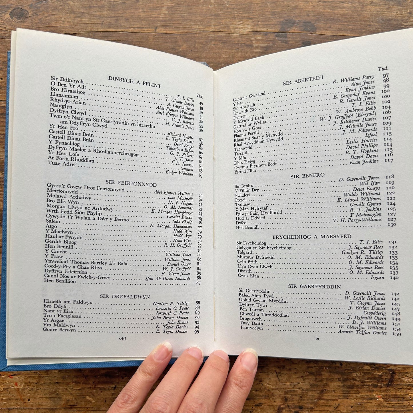 O Fôn i Fynwy - Prose & Poetry - John Davies (Preloved)