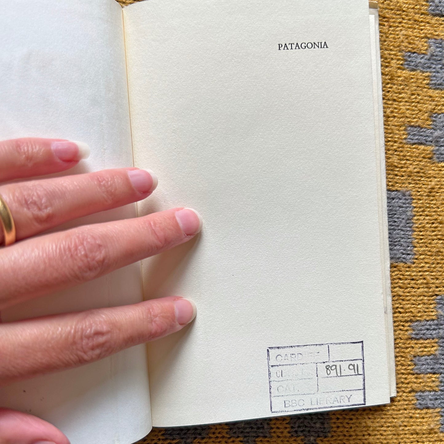 Patagonia - Detholiad o Farddoniaeth - R. Bryn Williams - 1965 (Preloved)