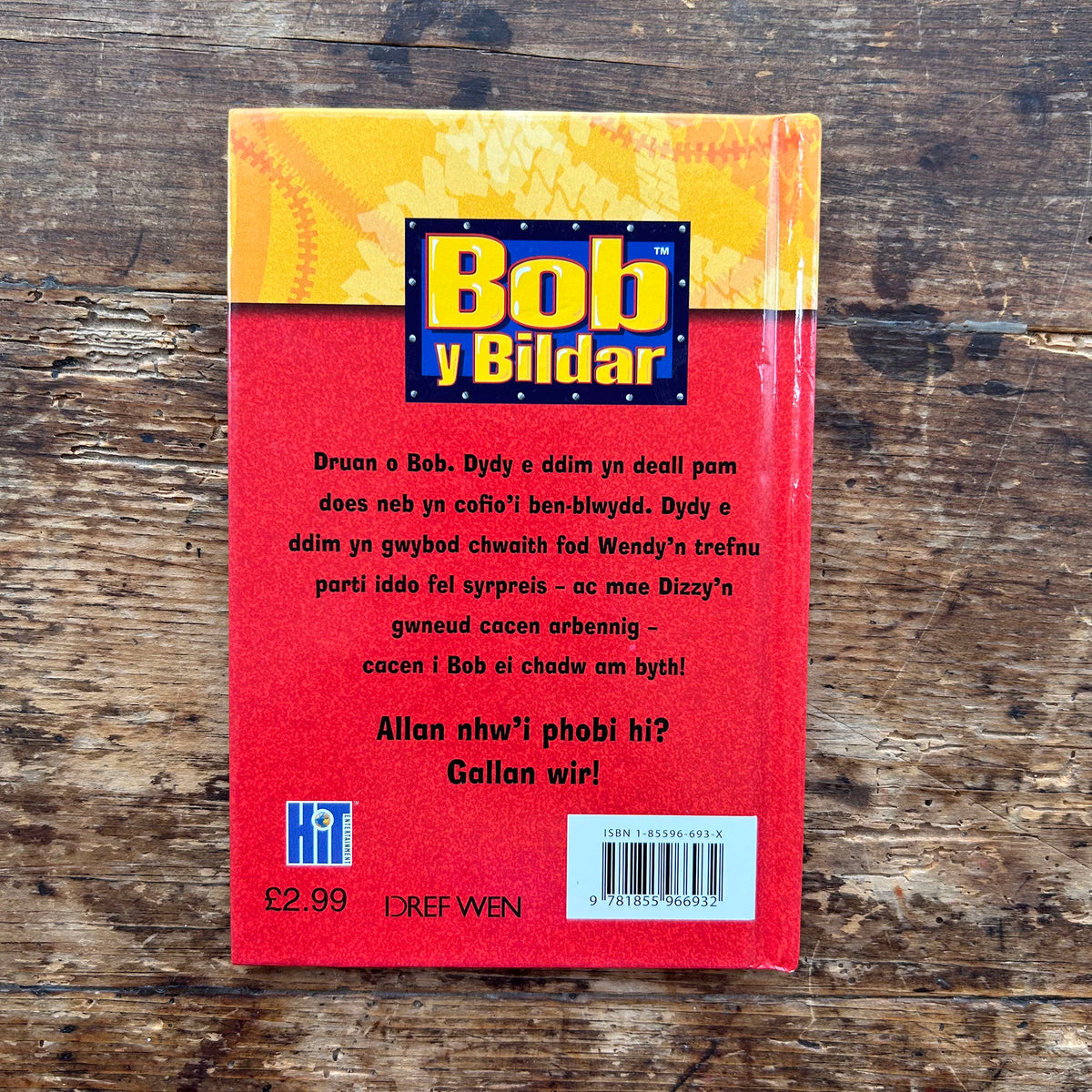 Pen-blwydd Bob - Bob y Bildar / Bob the Builder (Preloved)