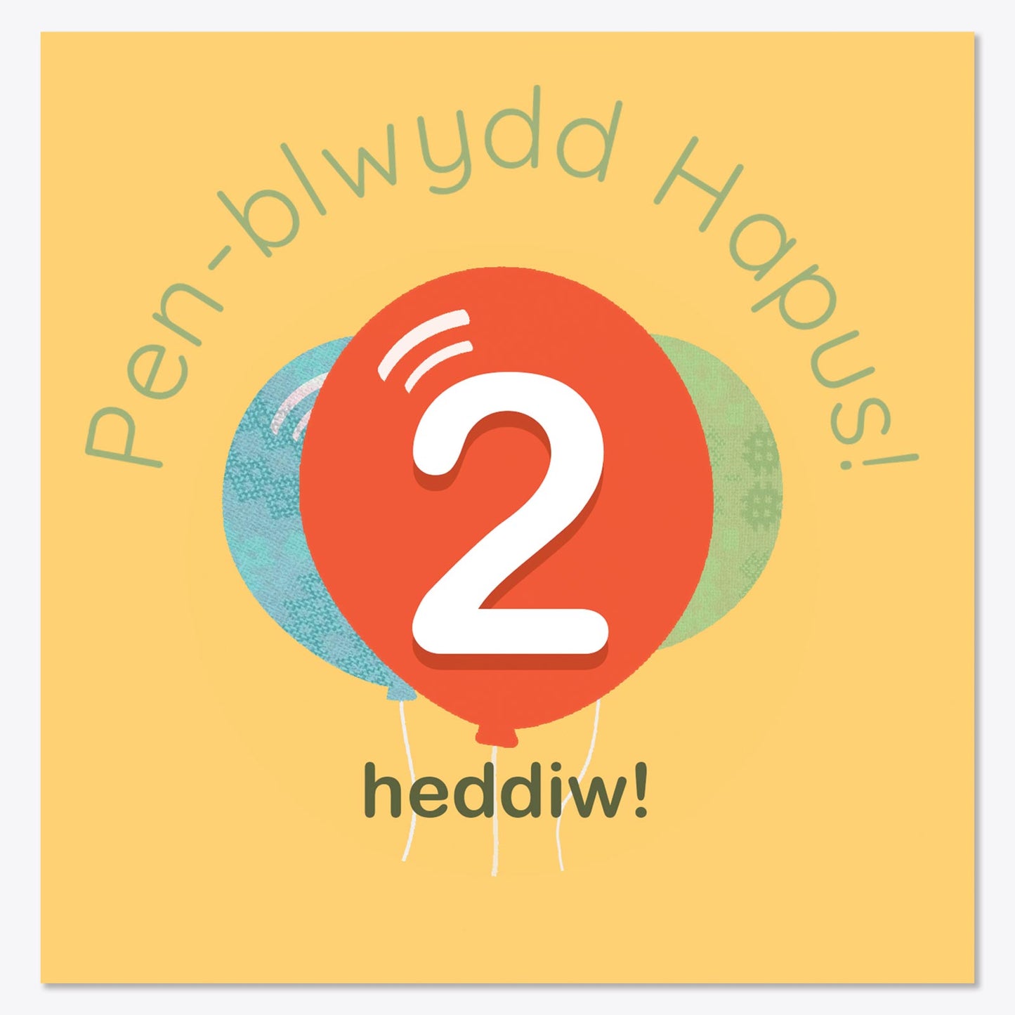 Cerdyn - Penblwydd Hapus - Penblwydd Hapus - Plant - Dewiswch eich oedran