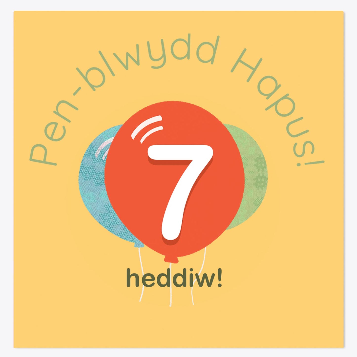Cerdyn - Penblwydd Hapus - Penblwydd Hapus - Plant - Dewiswch eich oedran