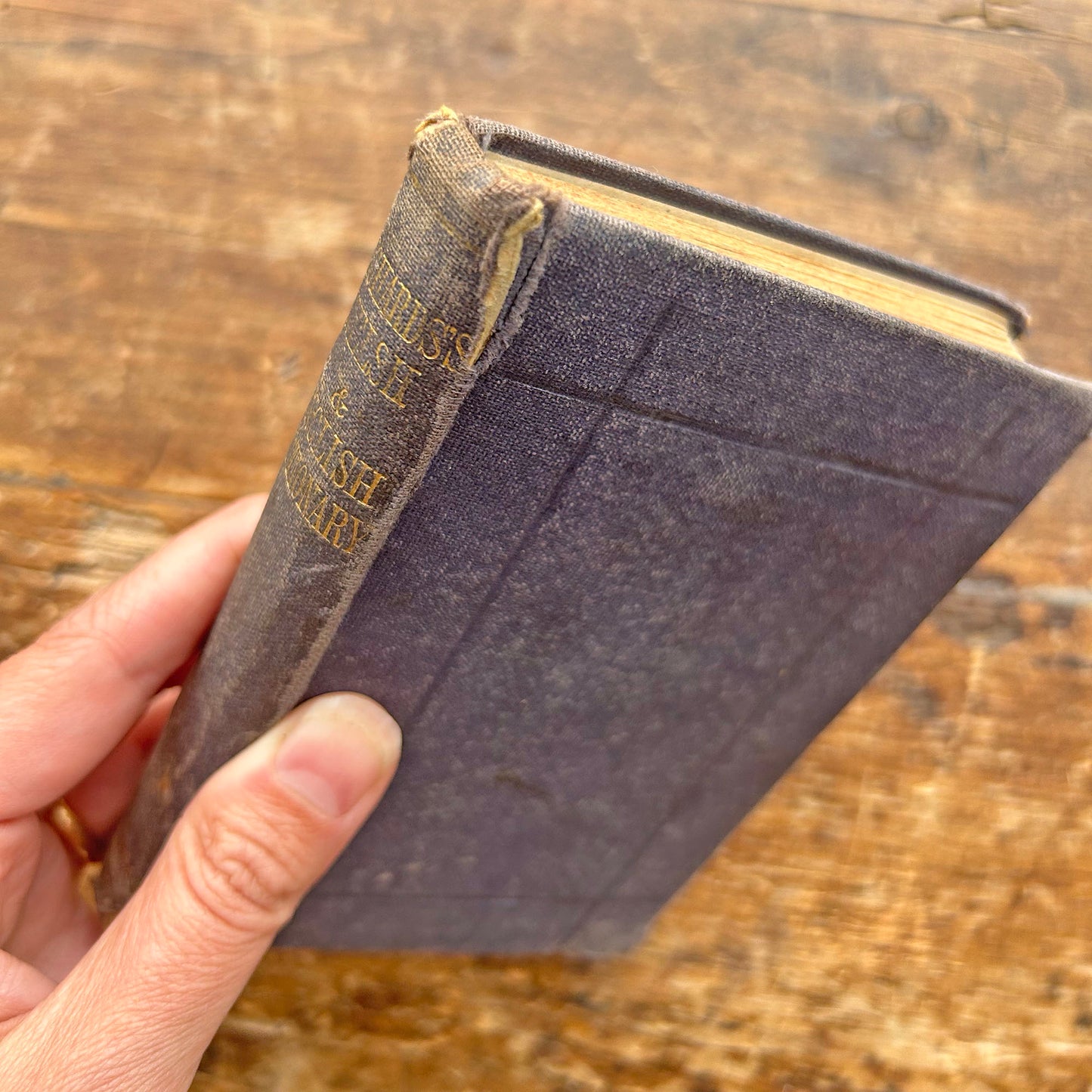 Pocket Dictionary / Geiriadur Llogell - Richards Welsh & English - Antique (Preloved)