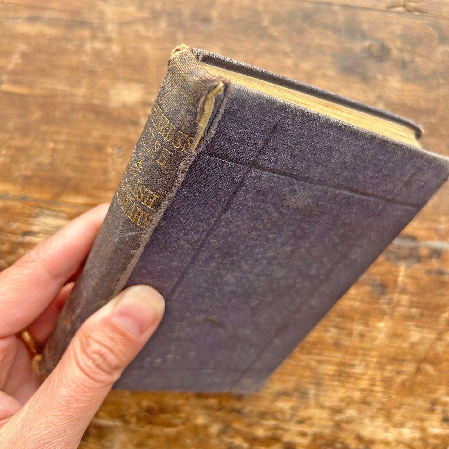 Pocket Dictionary / Geiriadur Llogell - Richards Welsh & English - Antique (Preloved)