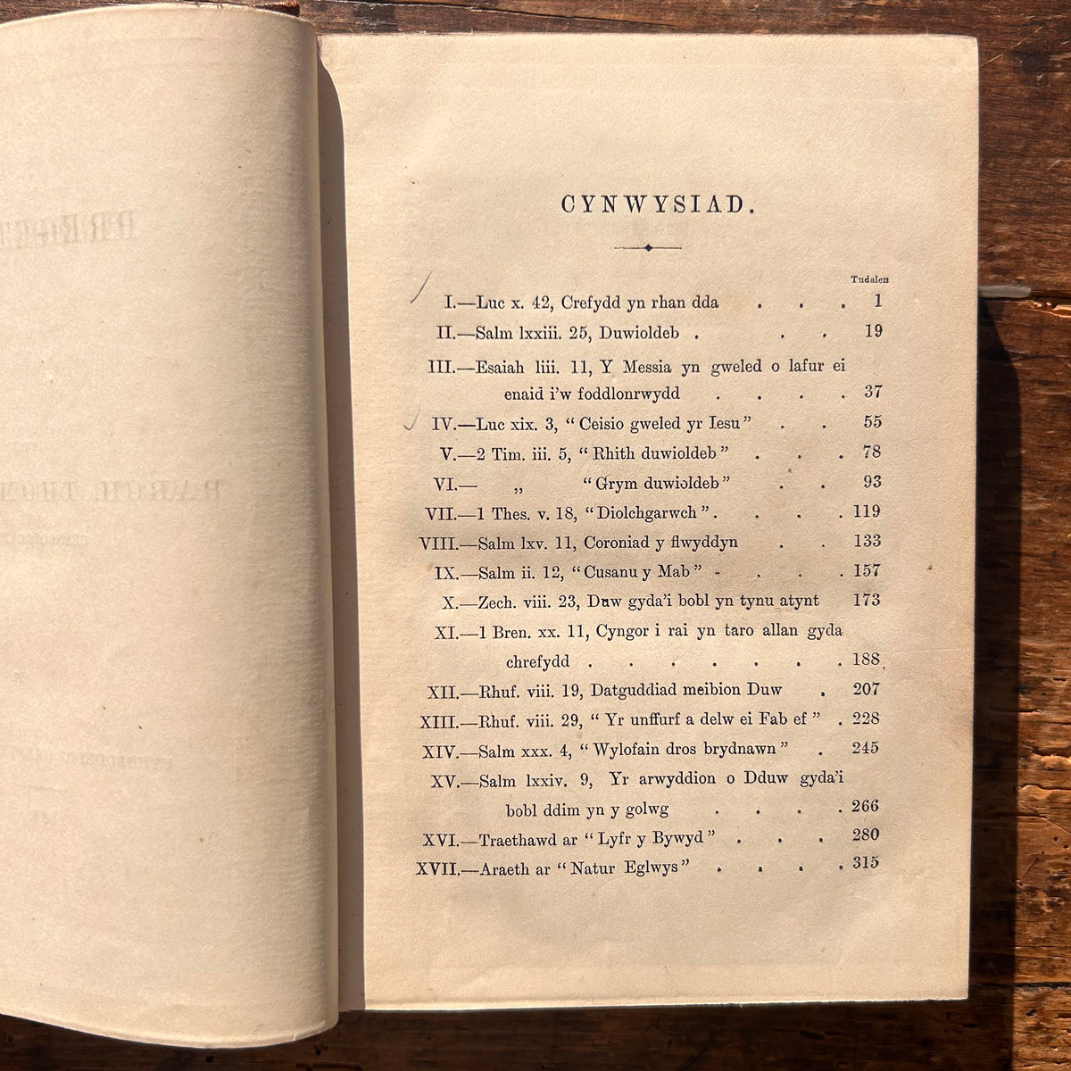 Pregethau - Parch. Thomas Rees - 1888 (Preloved)