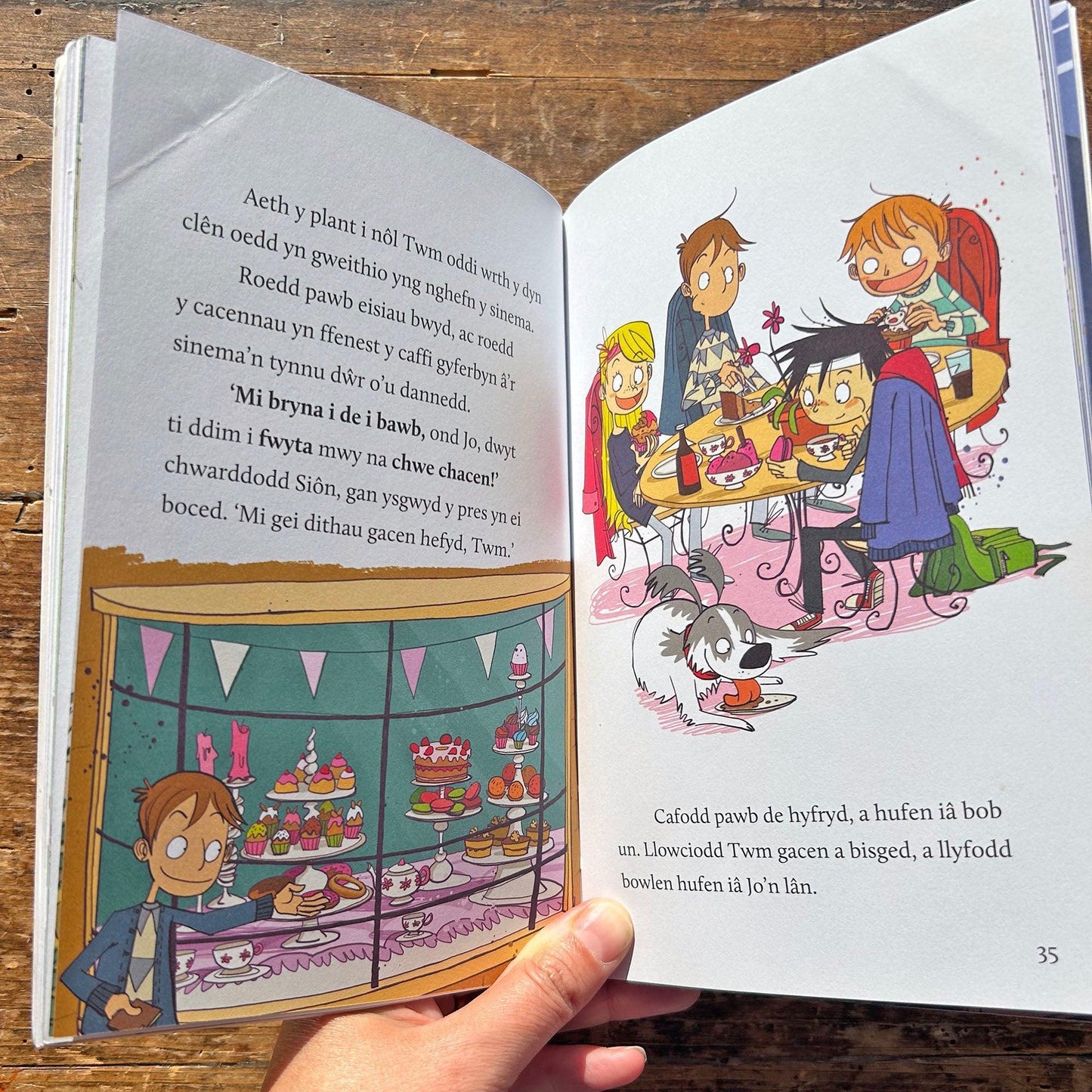 Pump Prysur / Famous Five - Twm Yn Hela Cathod - Enid Blyton (Preloved)